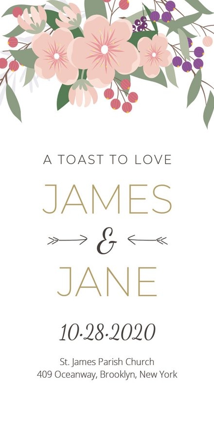 Free Wedding Gift Tag Template Free Templates