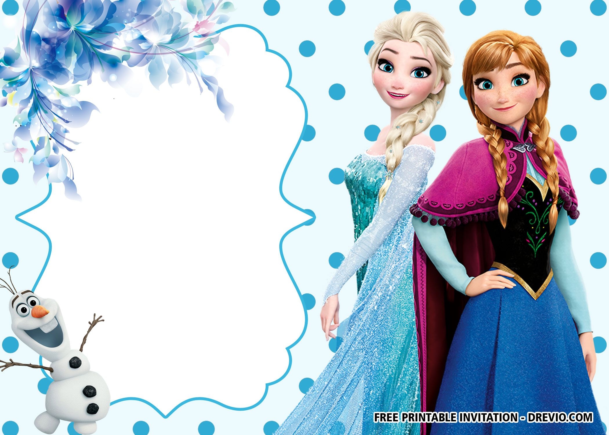 Frozen Birthday Card Printable