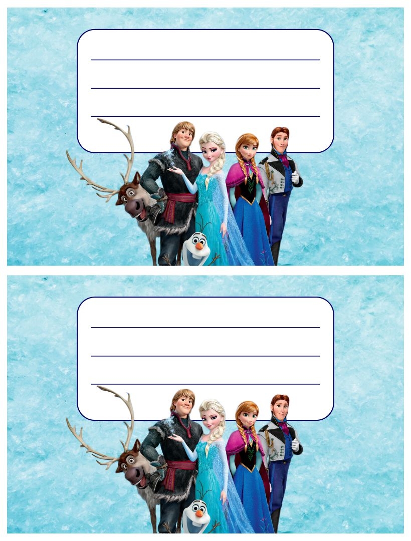 Frozen Printable Birthday Card