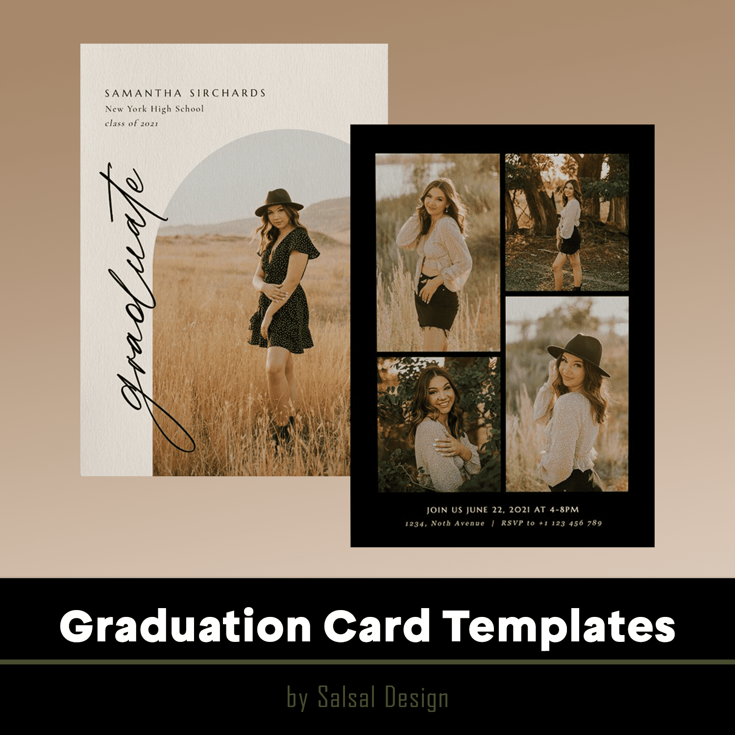 Graduation Card Templates G297 MasterBundles