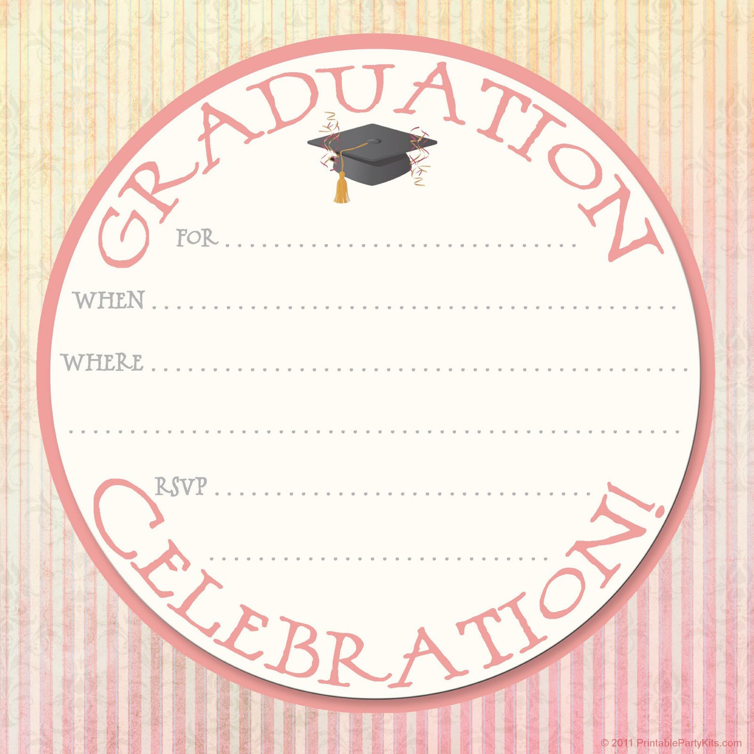 Graduation Invitations 2024 Free Birgit Steffane