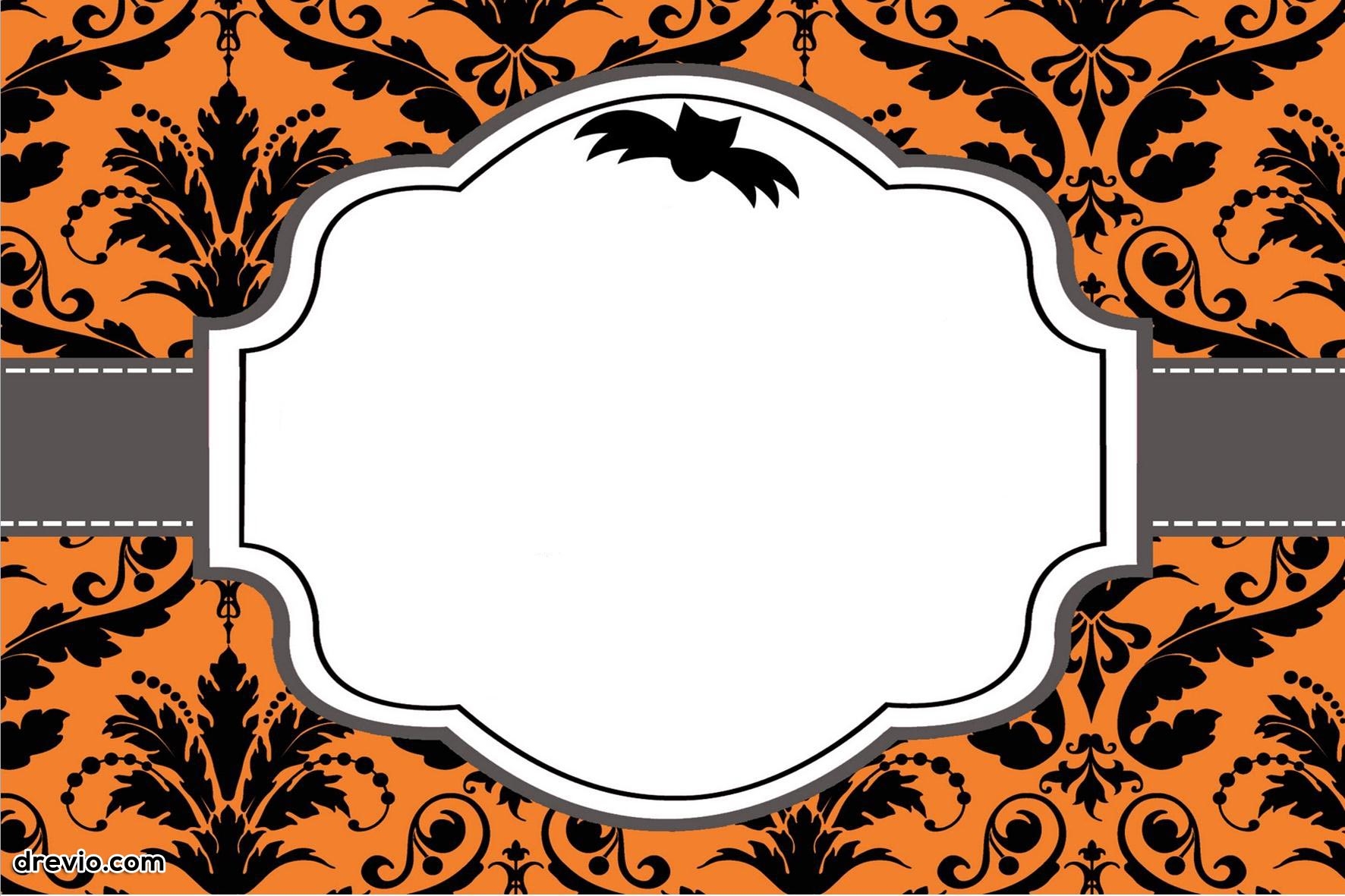 Halloween Birthday Party Invitations Templates