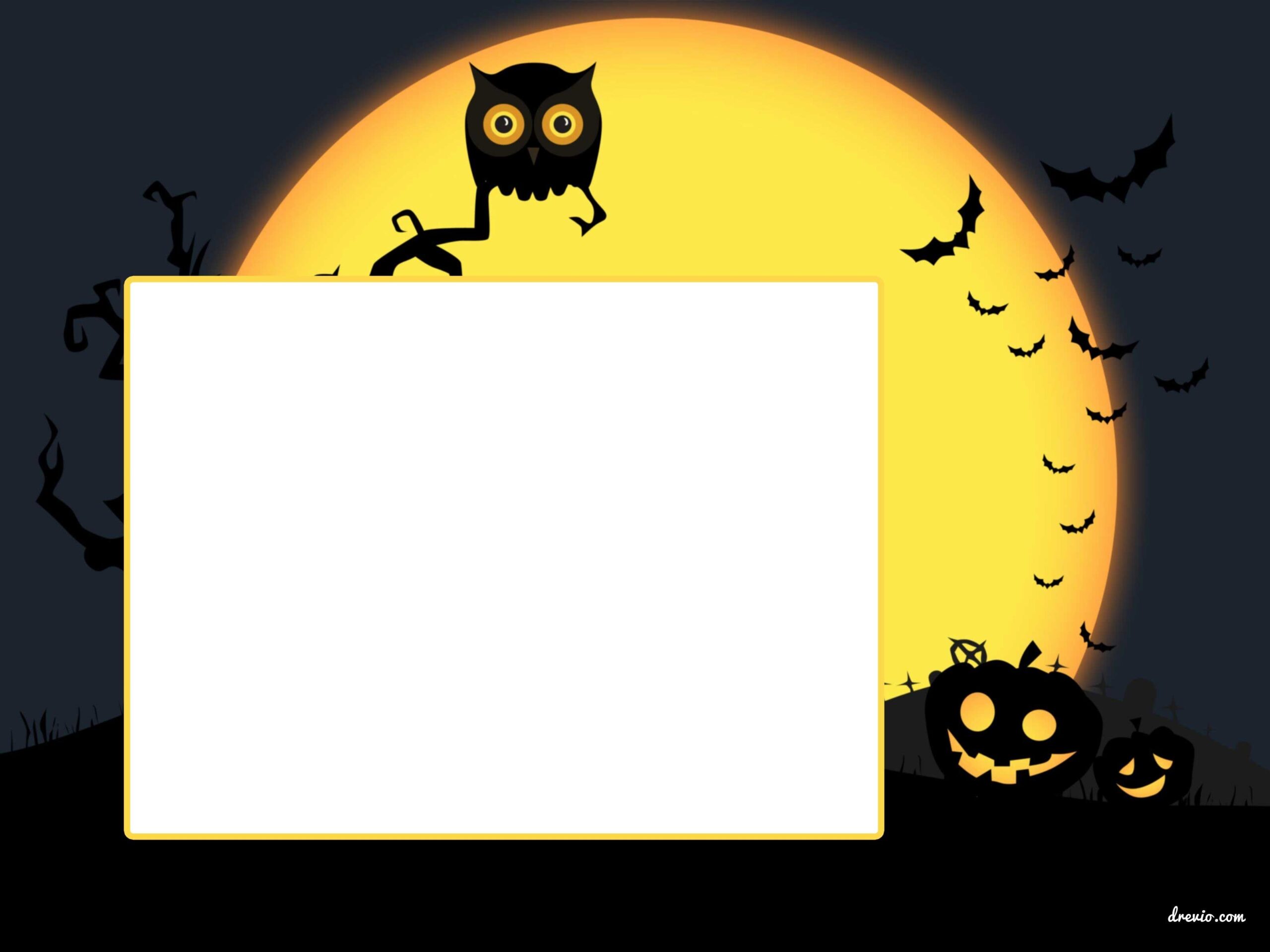 Halloween Invite Templates Printable Invitation Card Templates