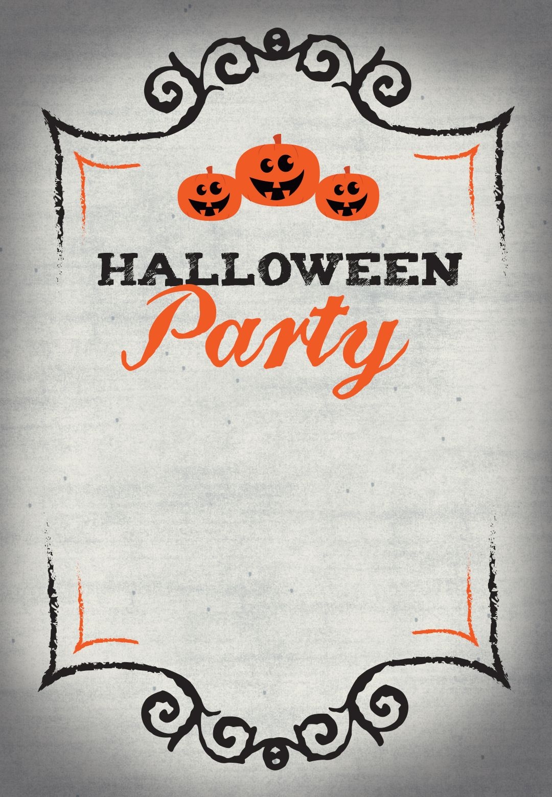 Halloween Party Halloween Party Invitation Template Free Artofit