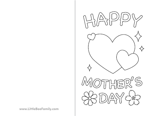 Happy Mother 39 s Day Card Little Bee Family