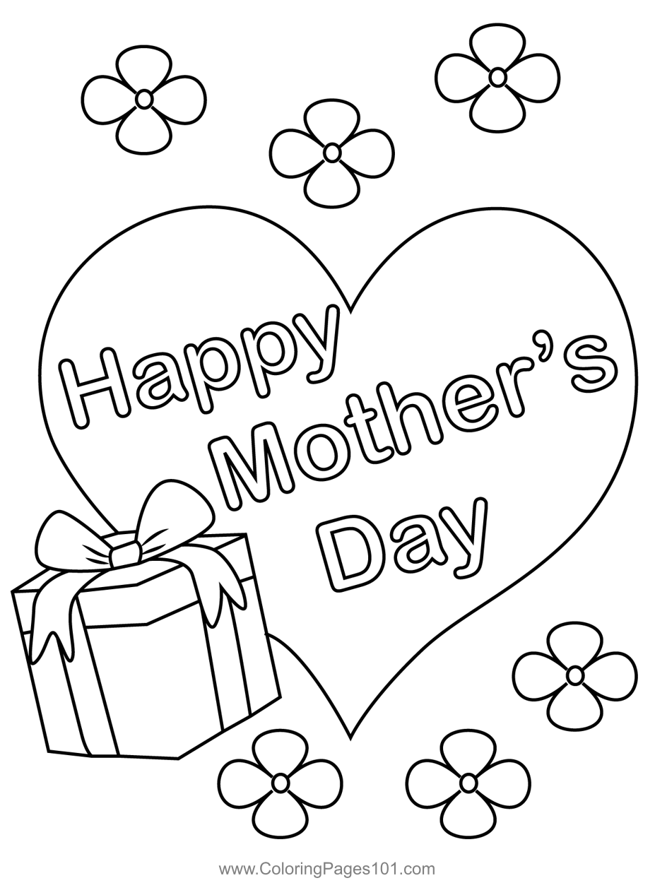 Happy Mother 39 s Day Coloring Page For Kids Free Mother 39 s Day Printable 