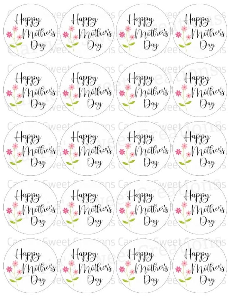 Happy Mother 39 s Day Gift Tags Printable Mother 39 s Day Tags Digital 