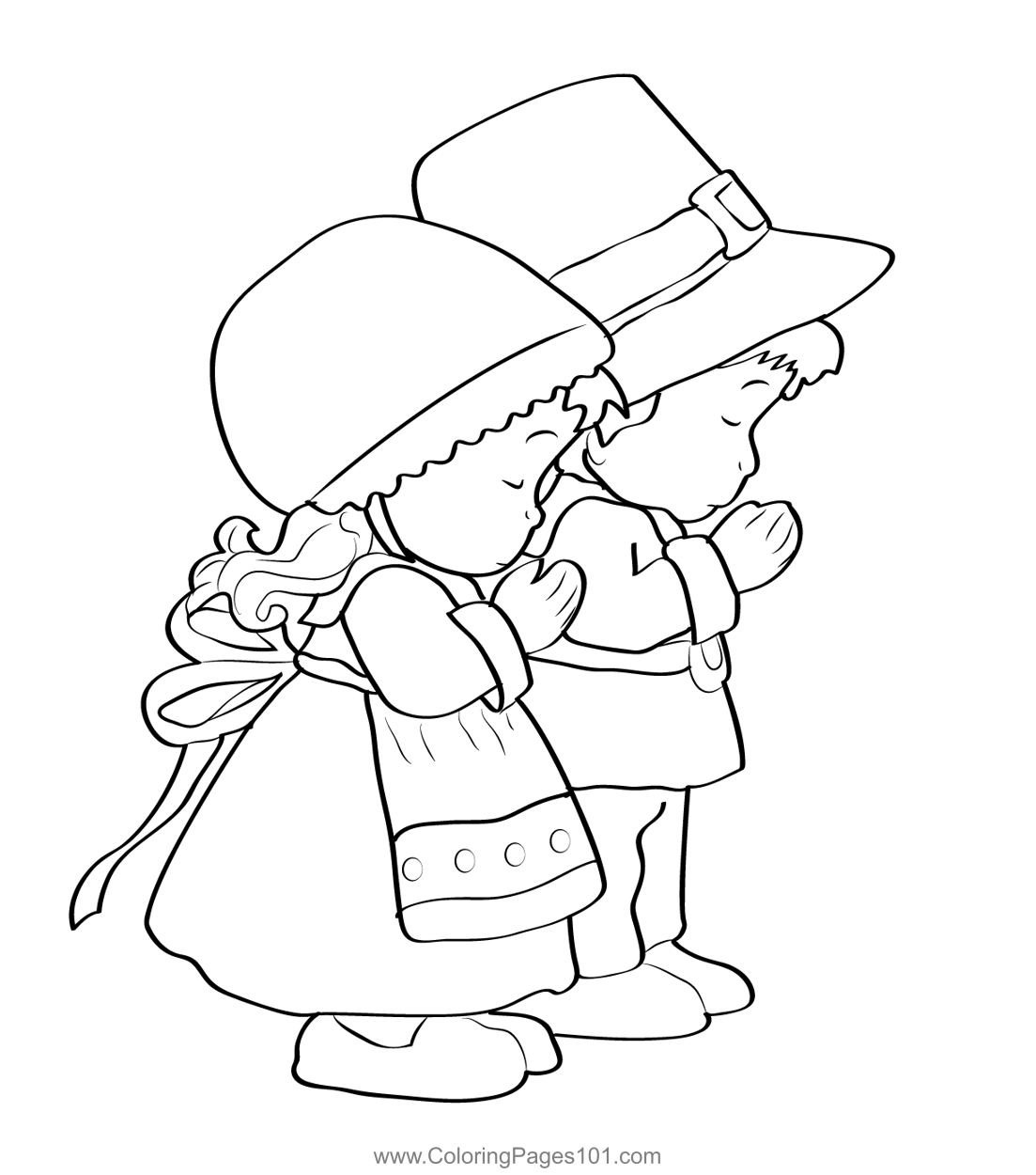 Happy Thanksgiving Everyone Coloring Page For Kids Free Thanksgiving 