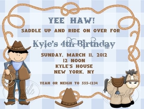 Horse Invitation Template