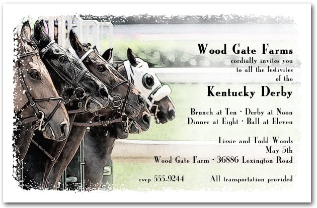 Horse Invitation Template