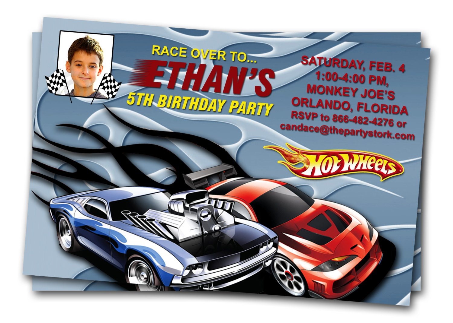 Hot Wheels Birthday Invitations Bagvania FREE Printable Invitation 