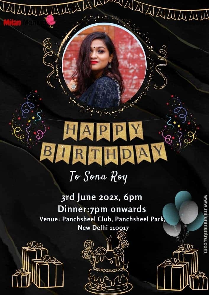 How To Write Birthday Invitation Card In English Infoupdate