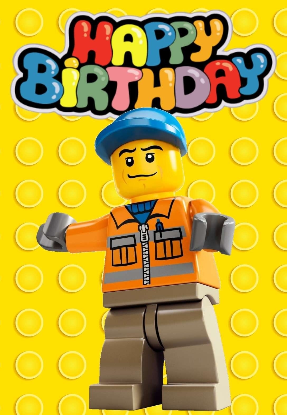 Lego Printable Birthday Cards free PRINTBIRTHDAY CARDS Lego 