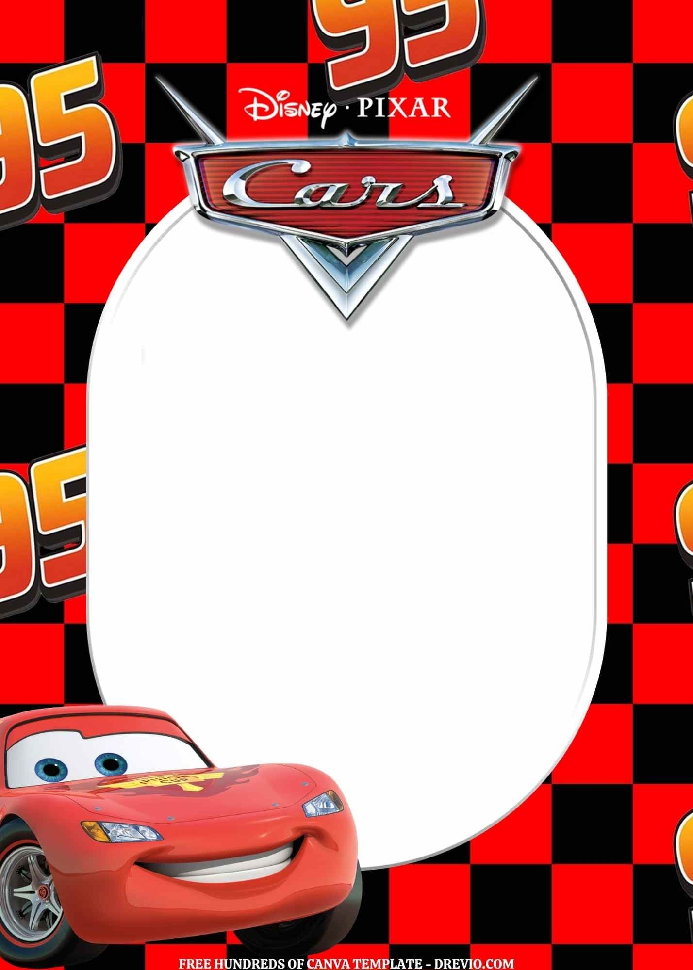 Lightning Mcqueen Birthday Card Free Printable