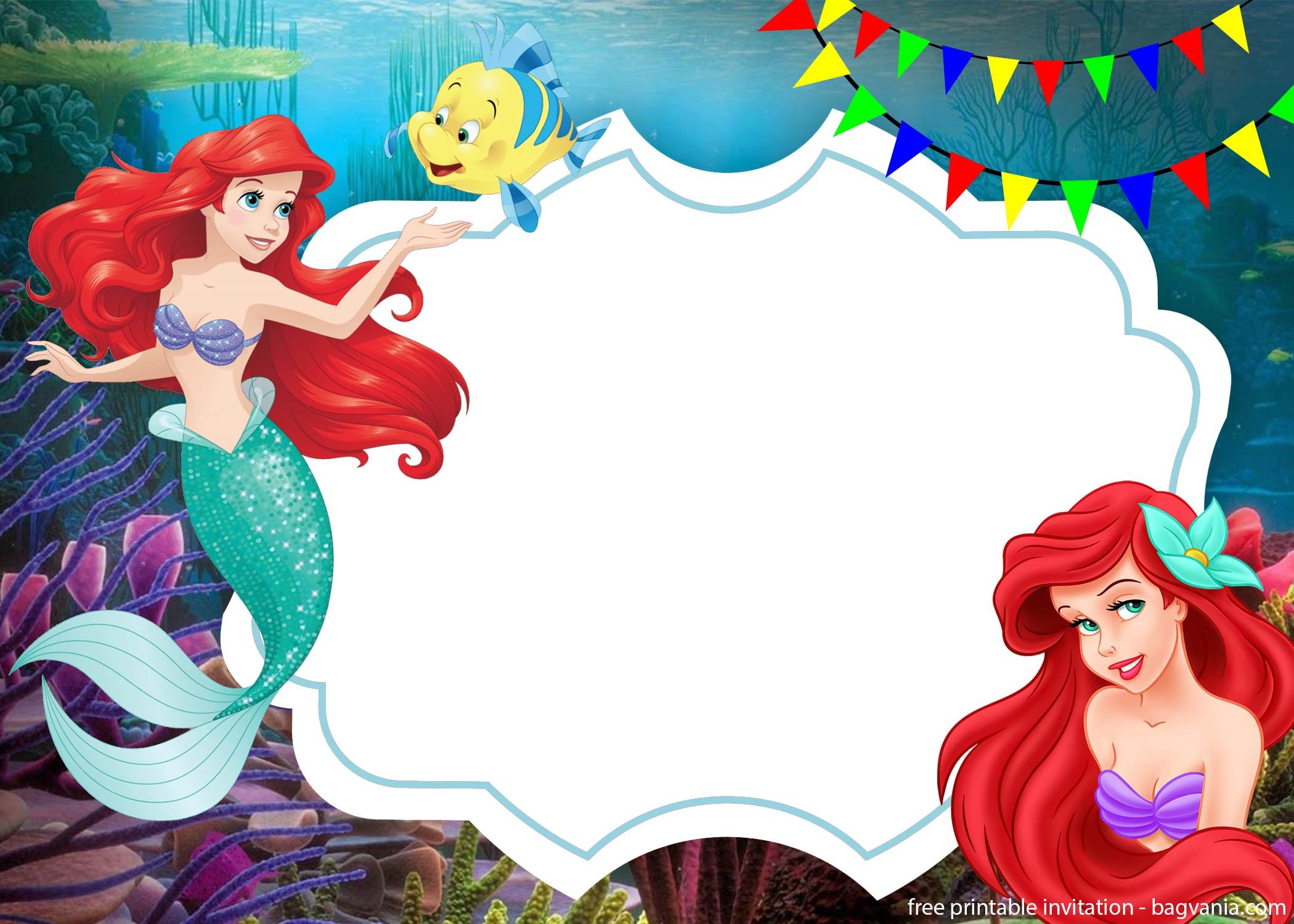 Little Mermaid Template Free Printable Printable Templates
