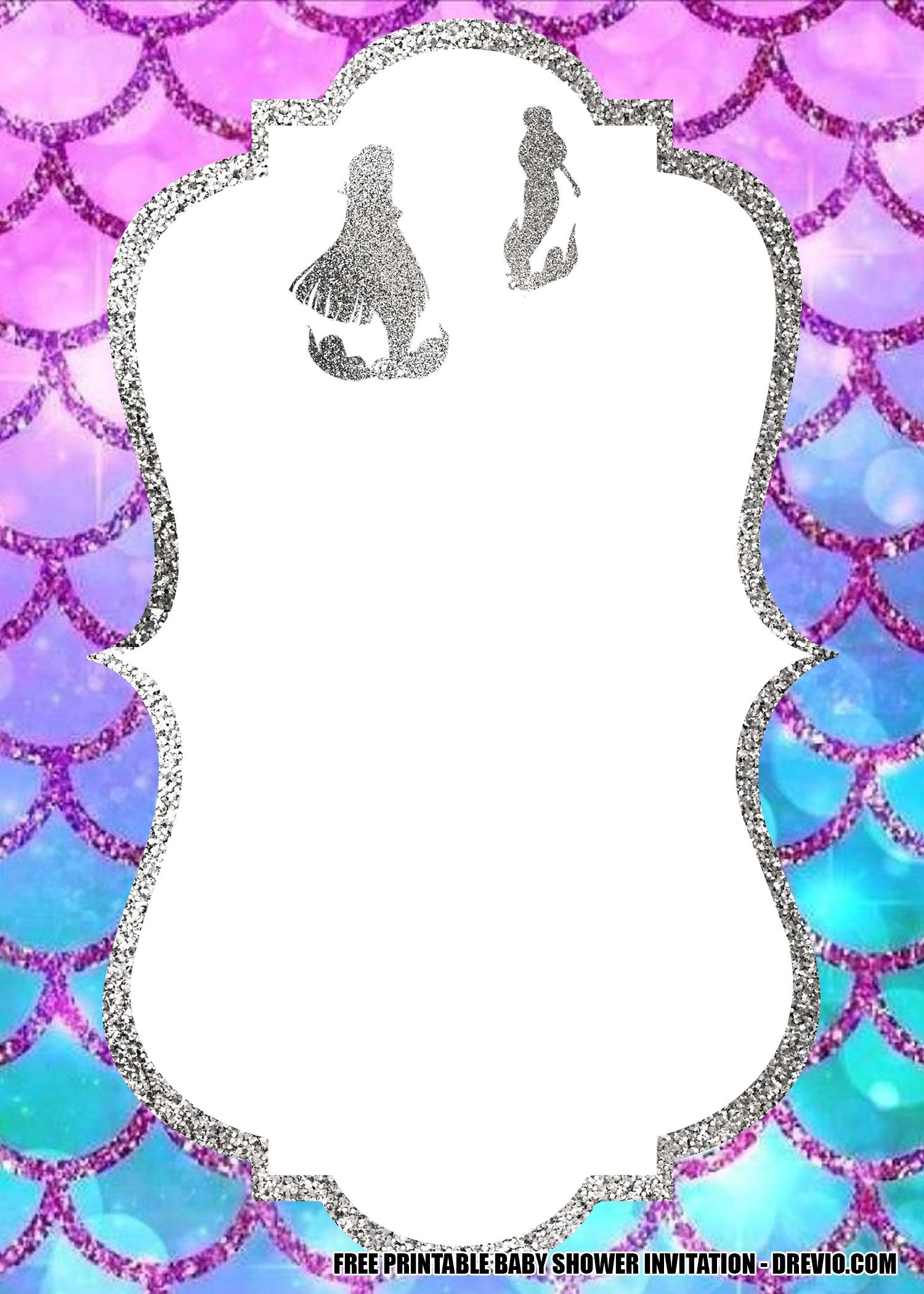 Little Mermaid Template Free Printable Printable Templates