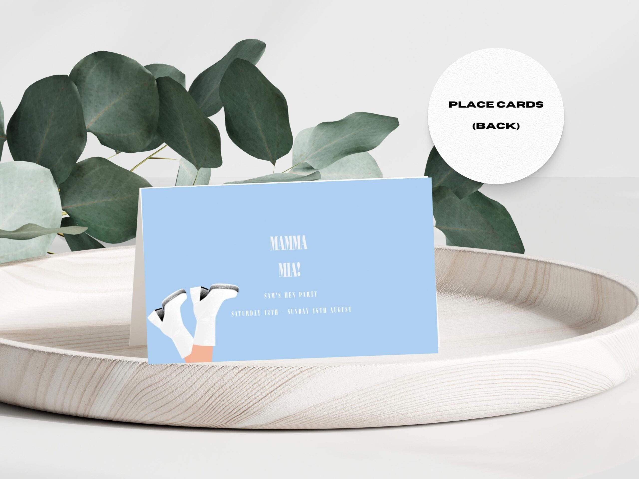 MAMMA MIA Hen Party Invite Template Bachelorette Hen Itinerary Editable 