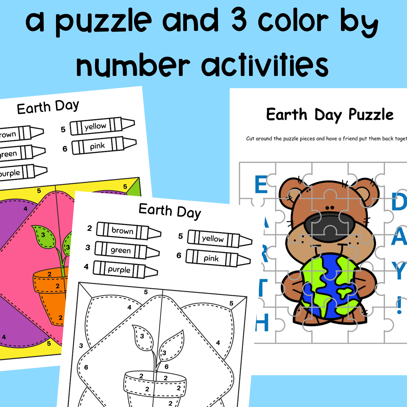 Mash gt Earth Day gt Earth Day Printable Activities Pack