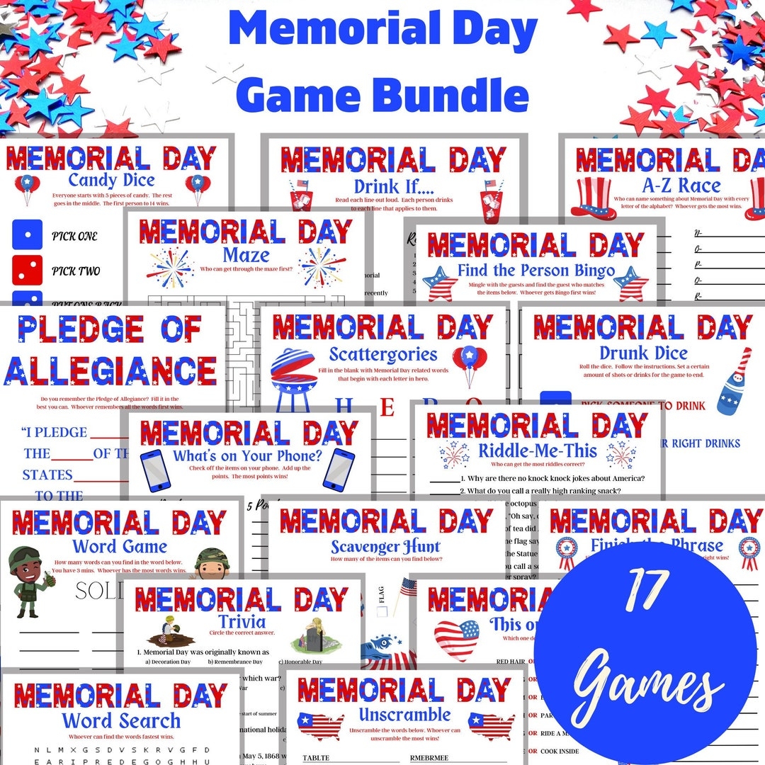 Memorial Day Printables Mom Wife Busy Life 