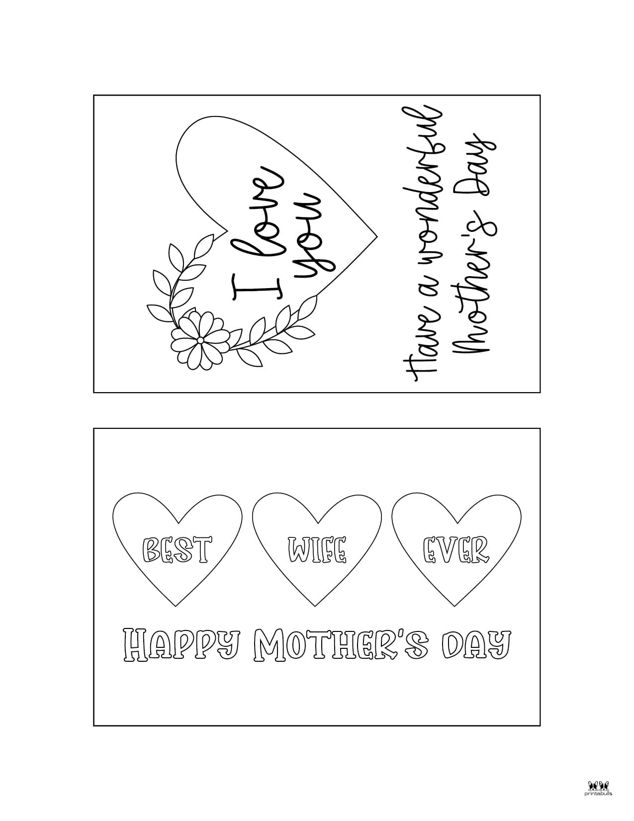 Mother 39 s Day Cards 50 FREE Printable Cards PrintaBulk