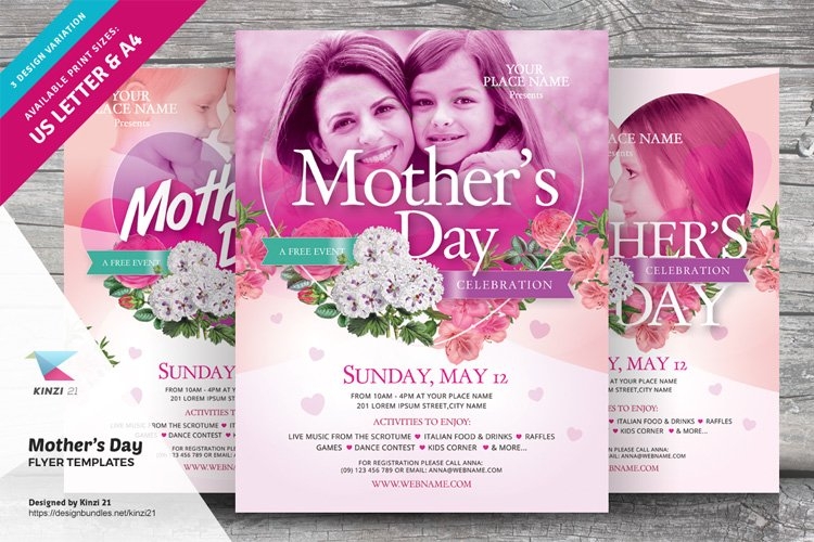 Mother 39 s Day Flyer Templates 255381 