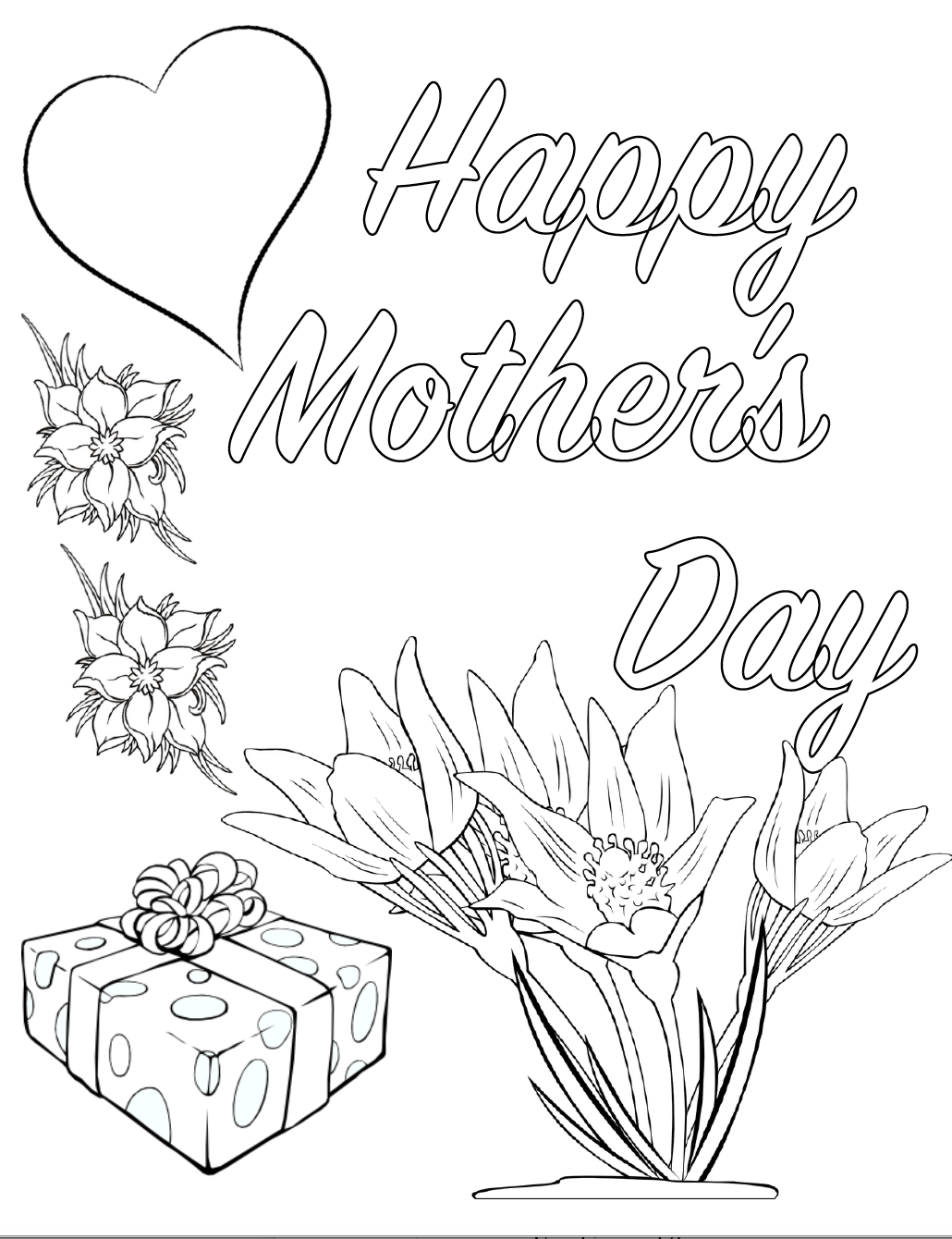 Mother 39 s Day Printable Coloring Cards Printable Word Searches