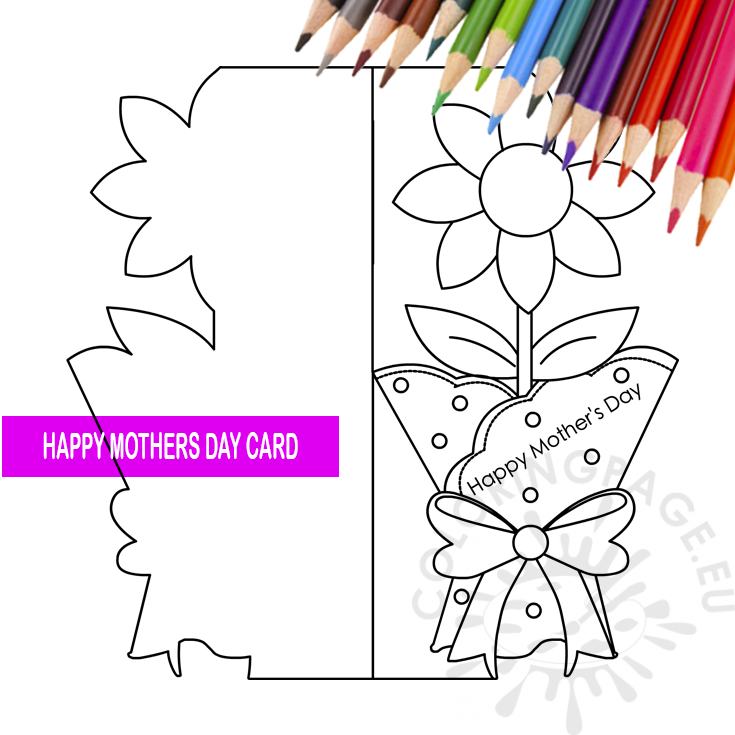 Mothers Day Card Printable Template
