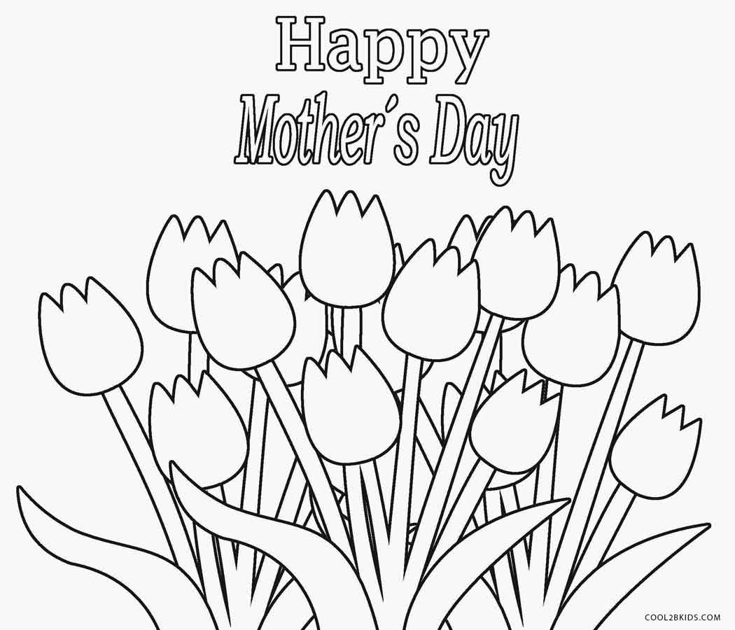 Mothers Day Printable Coloring Pages At GetDrawings Free Download