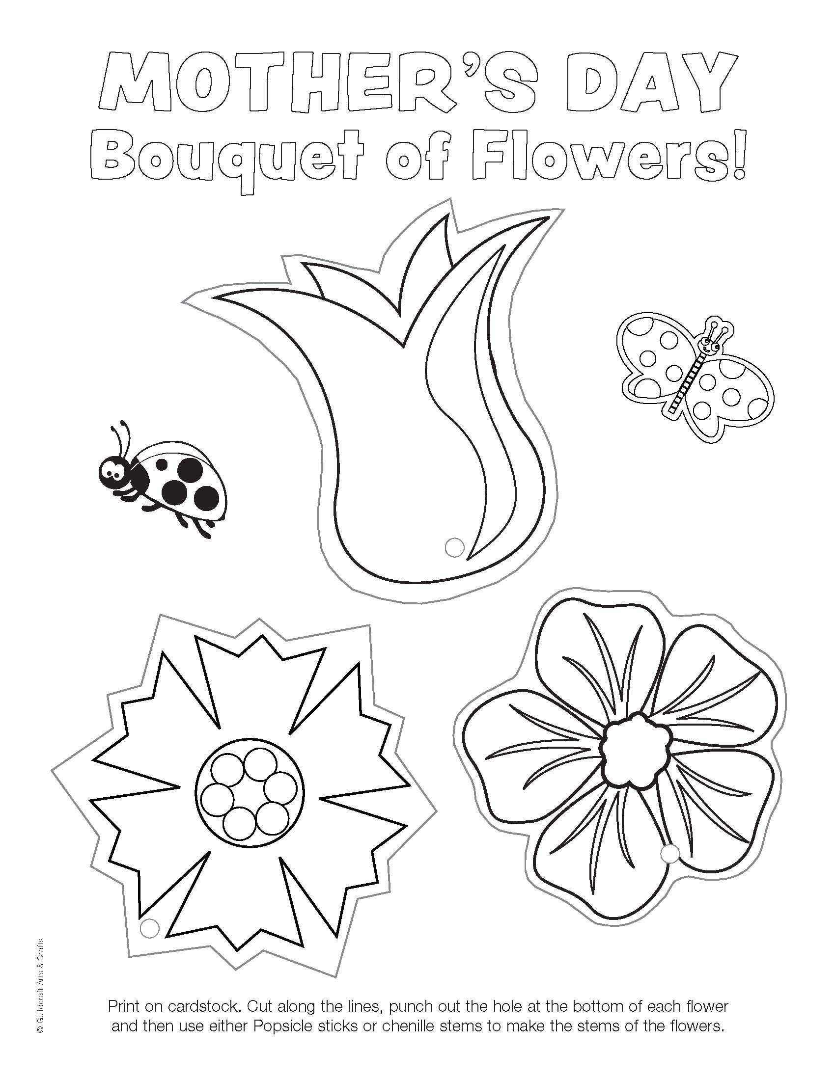 Mothers Day Printable Craft Printable New Year Banners