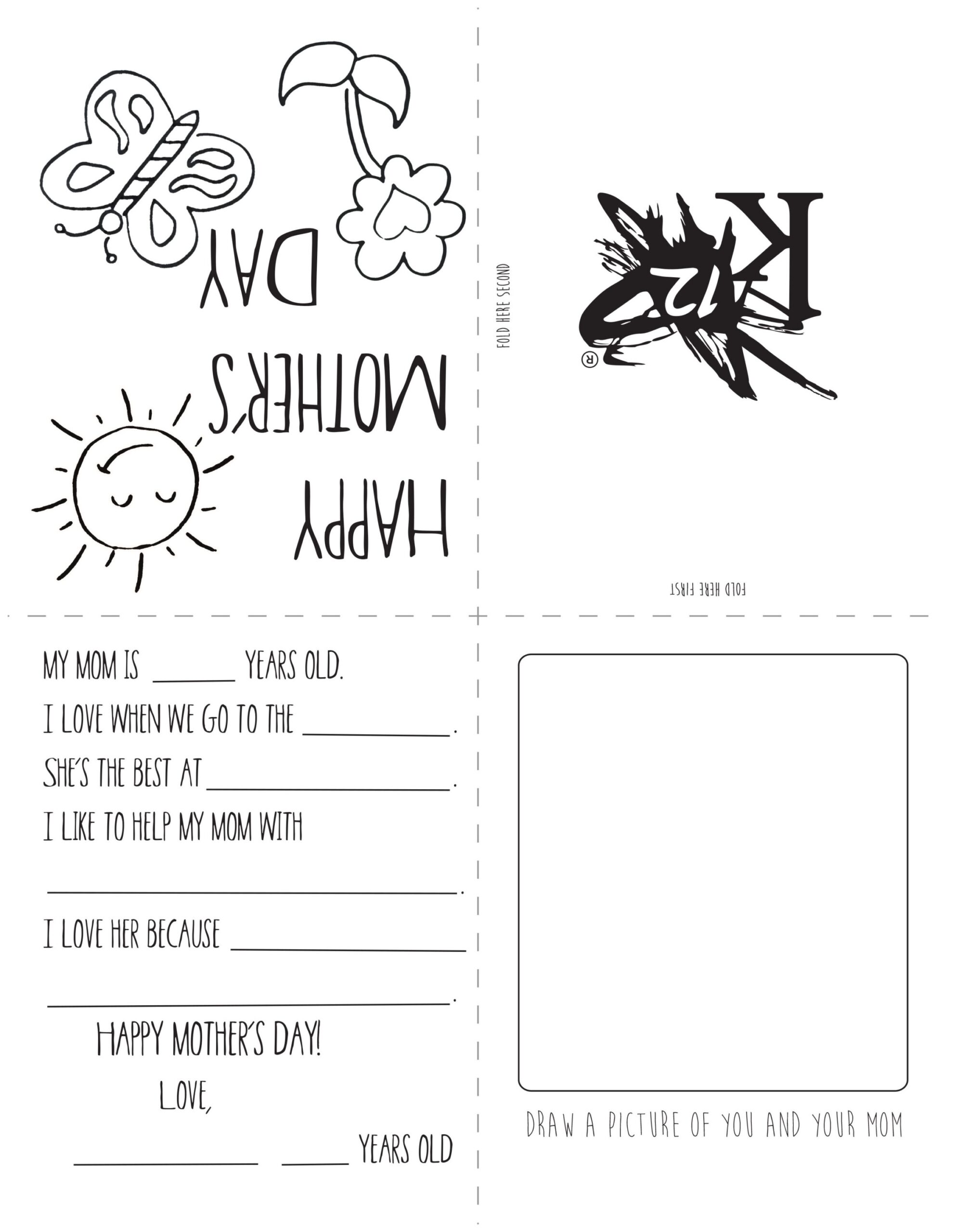 Mothers Day Printable Crafts