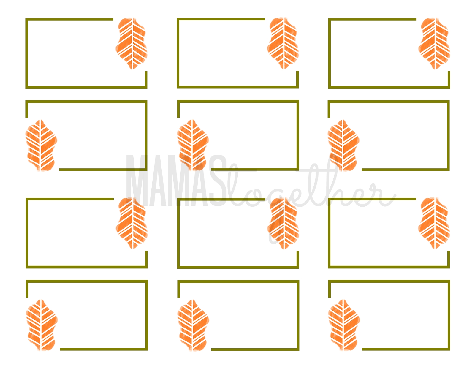 Name Place Card Template Christmas Cards Design Templates