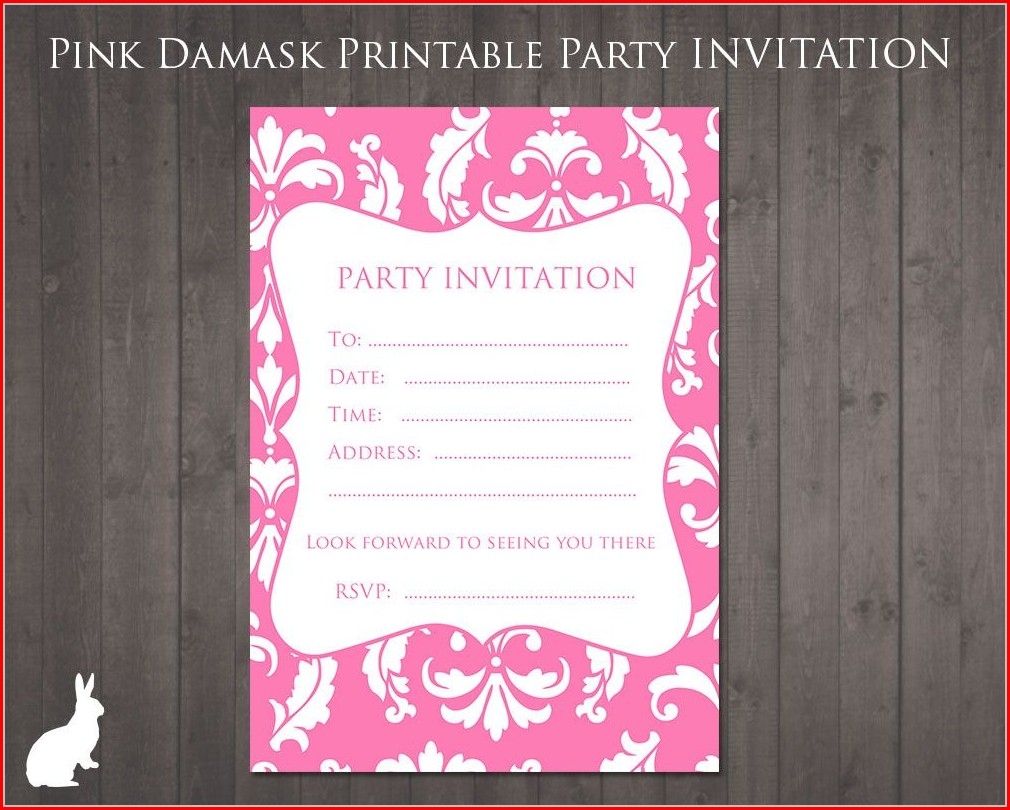 Pdf Editable Editable Free Birthday Invitation Templates Invitations 
