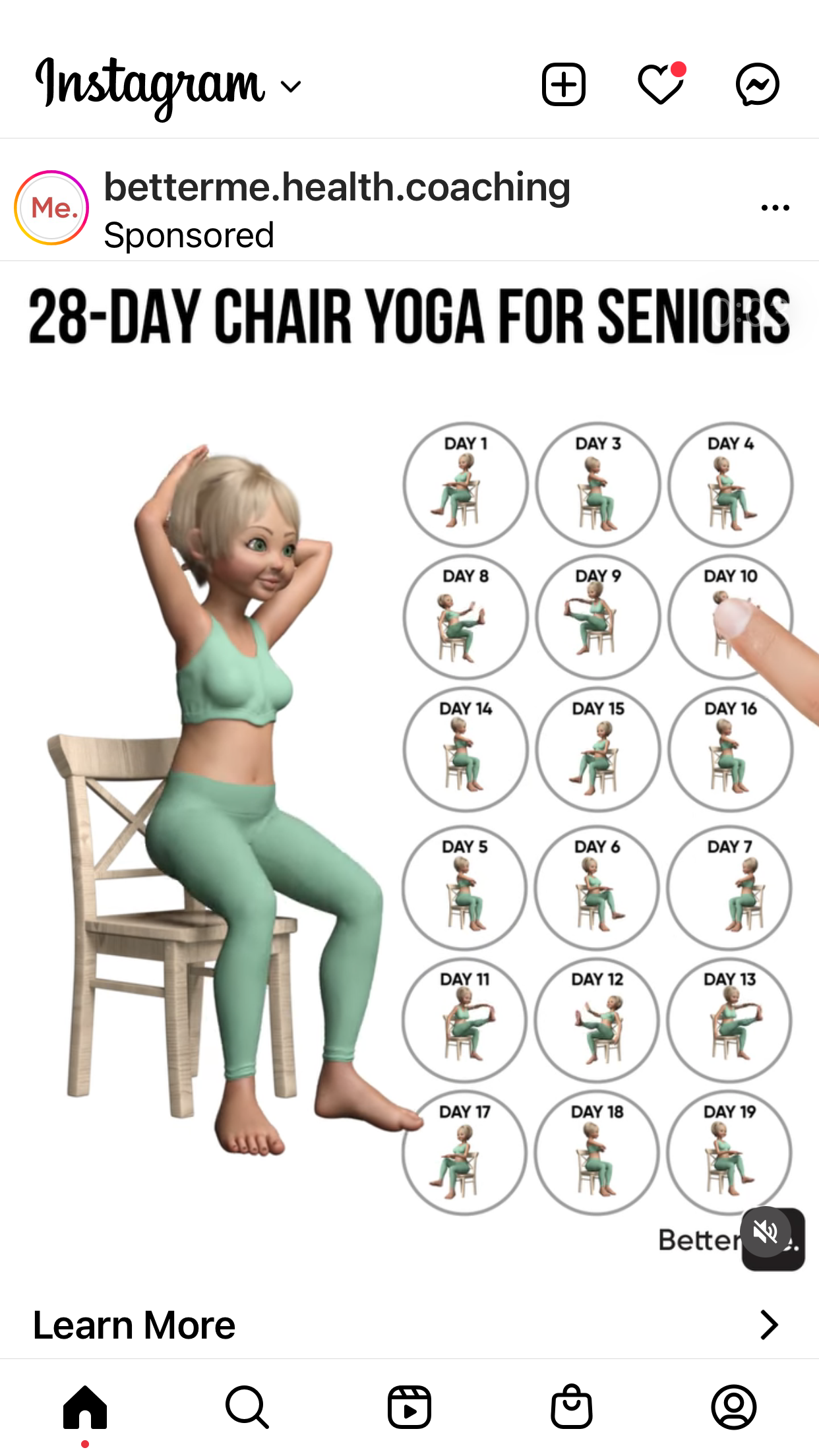 Printable 28 Day Chair Yoga For Seniors Printable New Year Banners