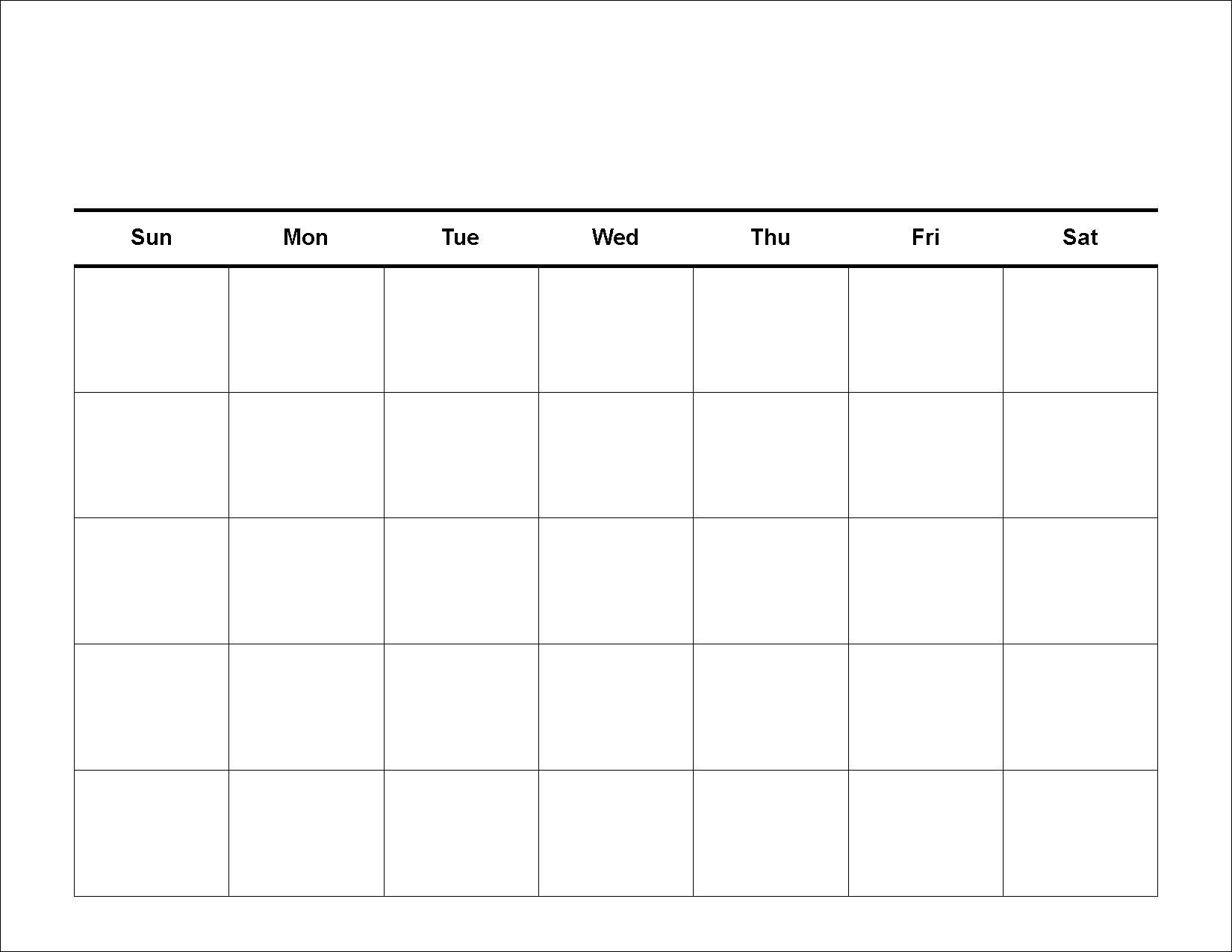 Printable 30 Day Calendar Printable JD