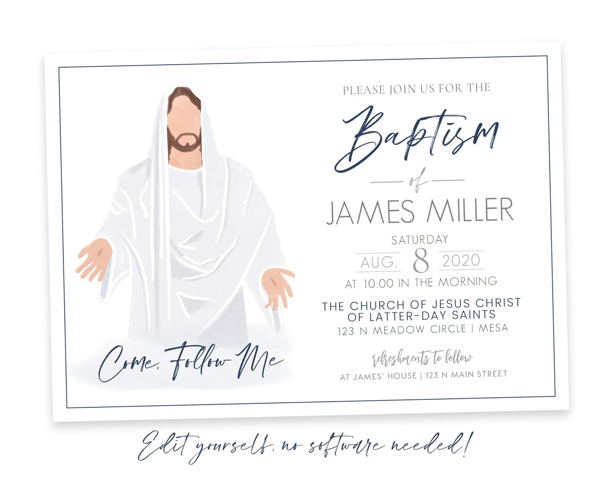 Printable Baptism Card Printable Word Searches