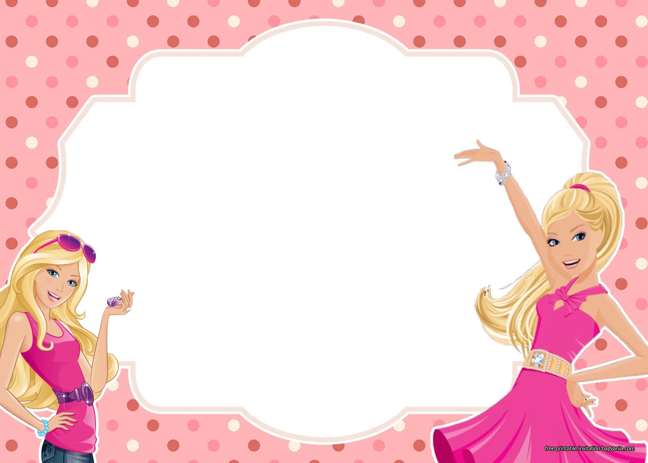 Printable Barbie Invitations Printable World Holiday