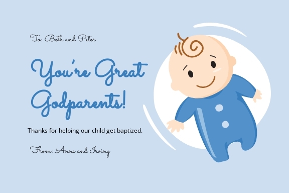 Printable Christening Baptism Invitation Card Template In PSD Word 