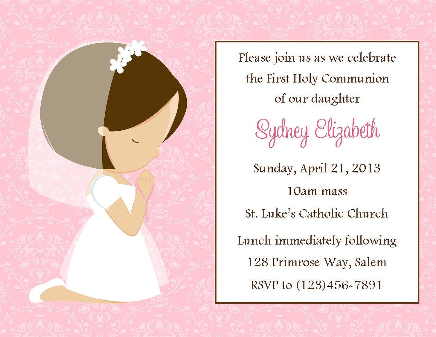 Printable Communion Cards