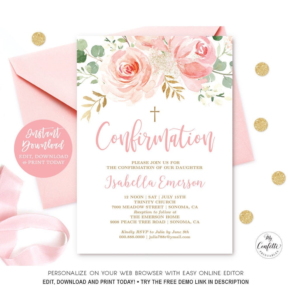 Printable Confirmation Invitations Vrogue co
