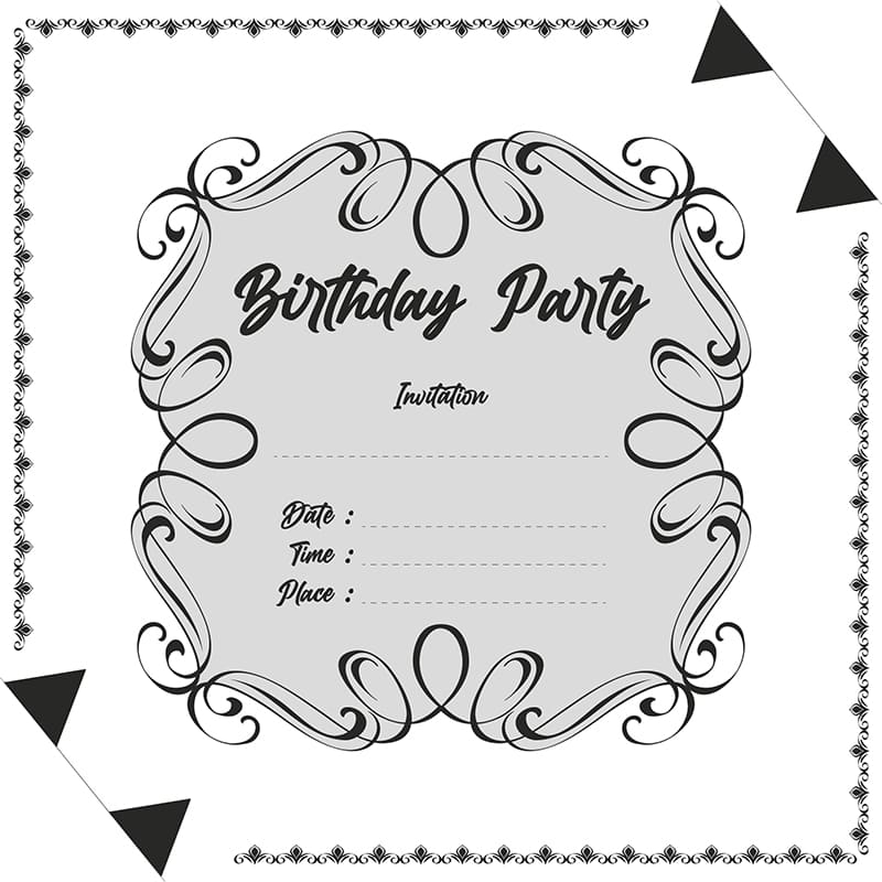 Printable First Birthday Invitations Free Download And Print For You 