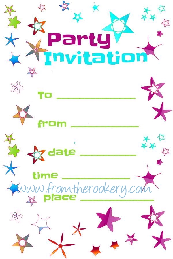 Printable Free Invitations No Design Skills Are Needed Printable 