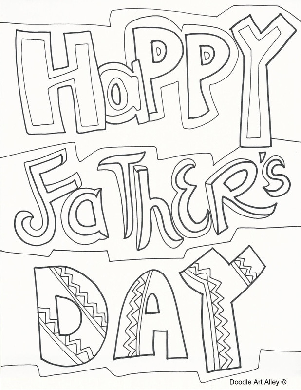 Printable Happy Fathers Day Coloring Pages Stephenson