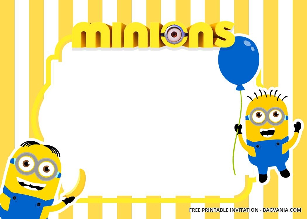 Printable Minion Birthday Cards