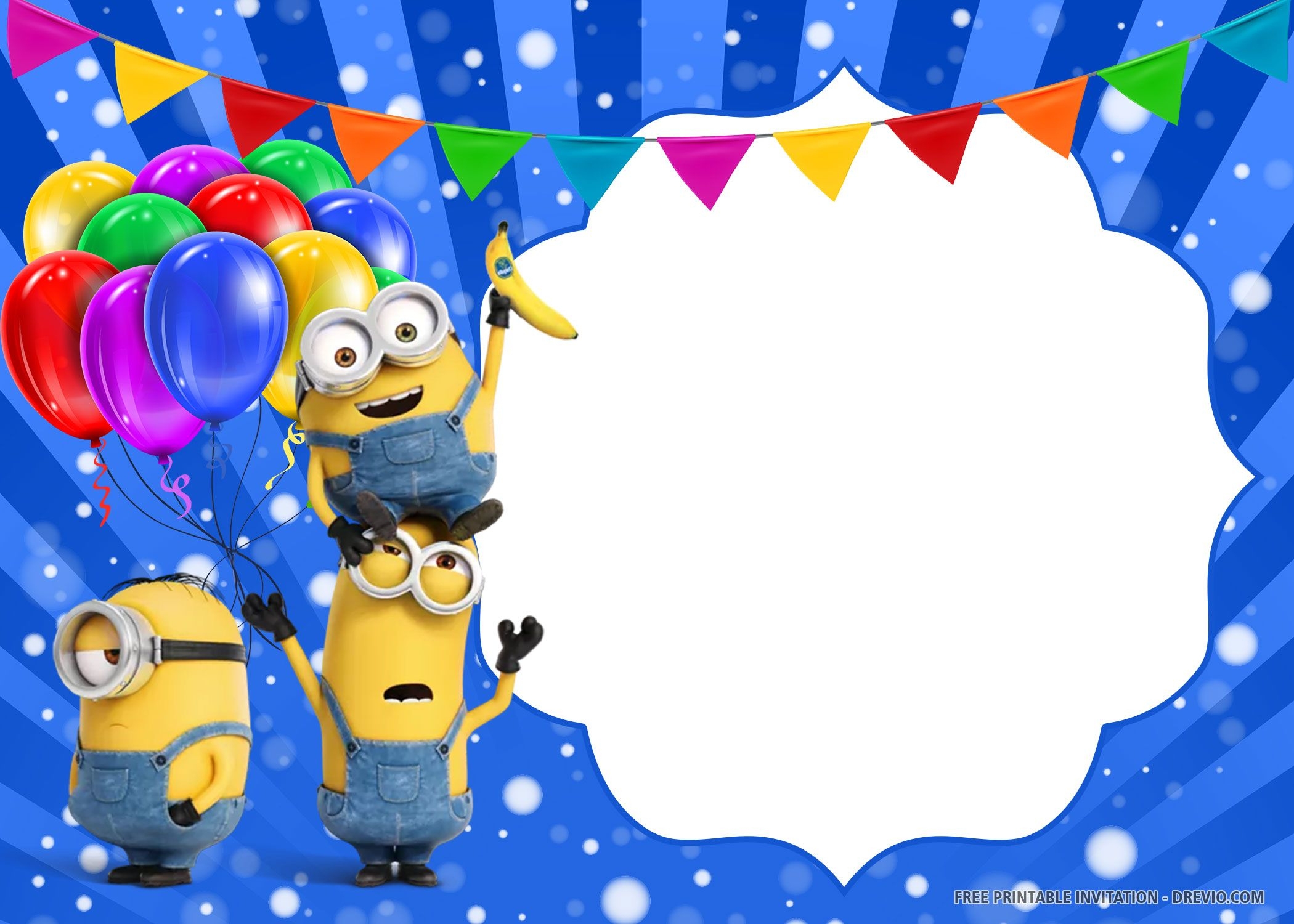 Printable Minion Birthday Cards
