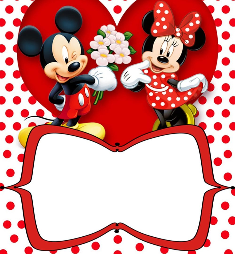 Printable Minnie Mickey Mouse Birthday Invitation Invitations Online