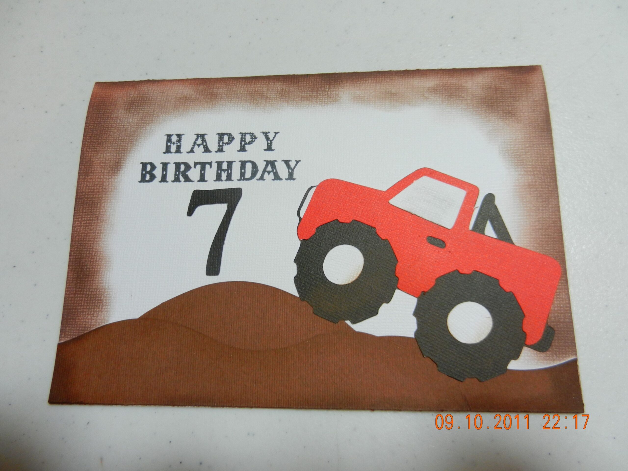 Printable Monster Truck Birthday Card Printable Word Searches