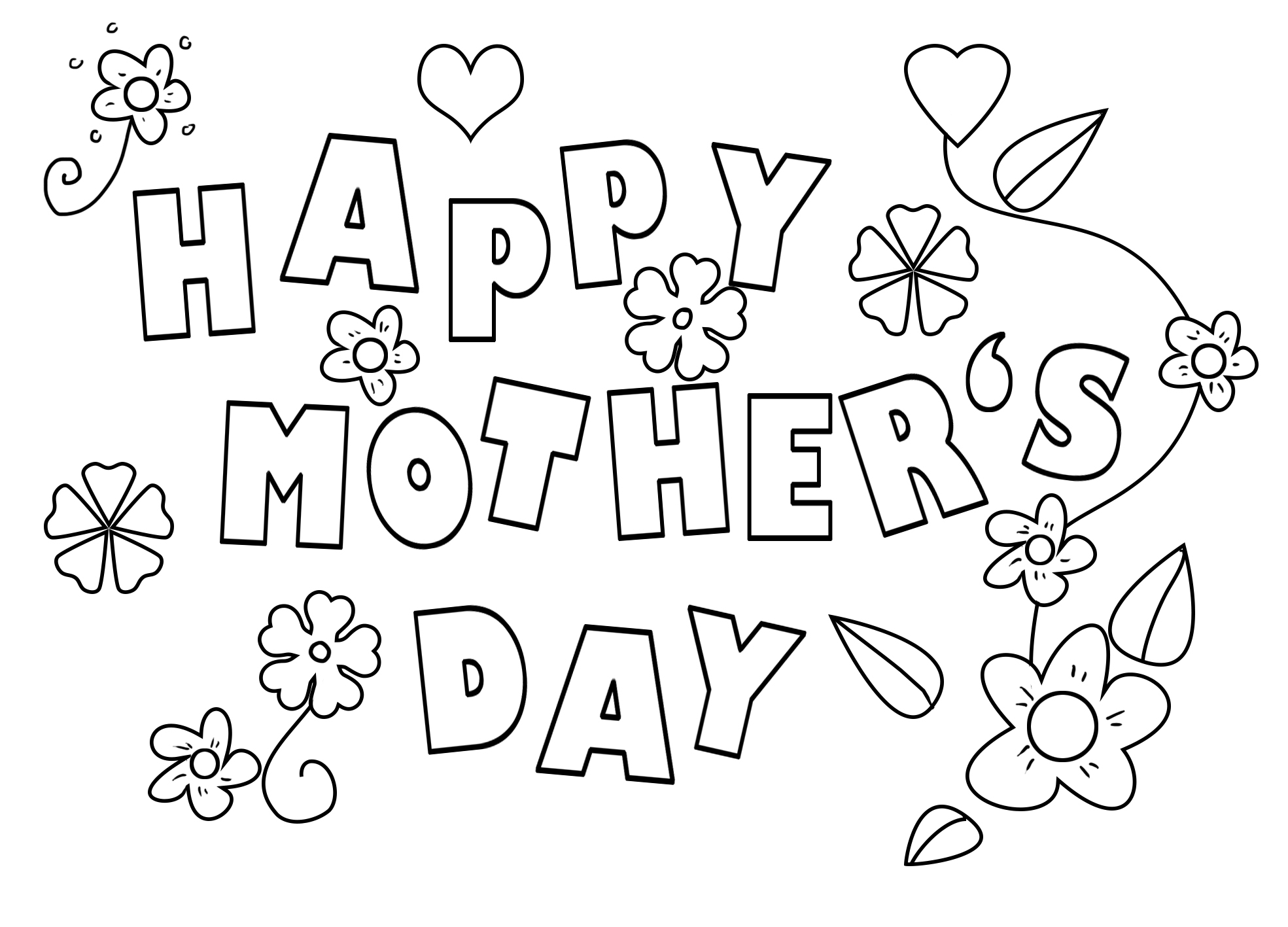 Printable Mother 39 s Day Coloring Pages Web Mother 39 s Day Coloring Pages 