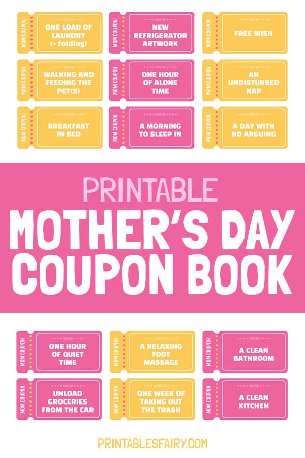 Printable Mother s Day Coupons The Printables Fairy
