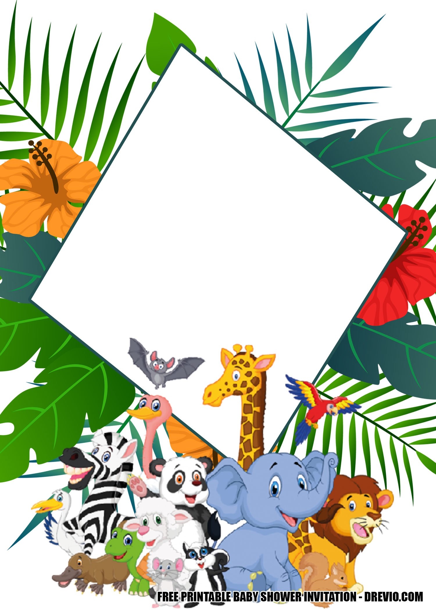 Printable Safari Invitation Printable Word Searches