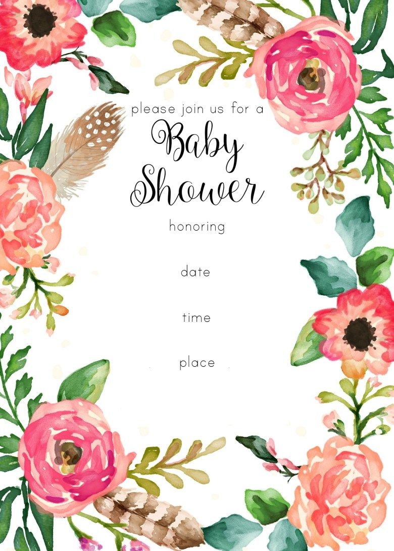 Printable Shower Invitations